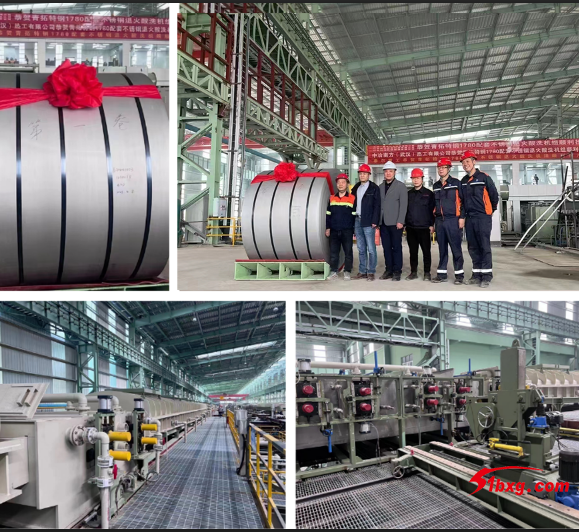 第一卷410S下線，青拓特鋼1780退火酸洗機(jī)組投產(chǎn)！